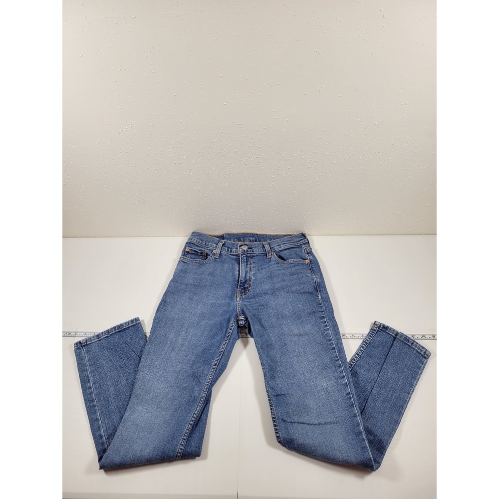 Levi's 511 Slim Fit Jeans Mens 30x30 Blue Excellent Medium Wash Denim 04511-3621